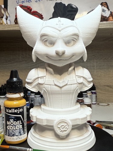 Ratchet clank bust 14cm - ratchet,