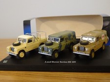 CARARAMA OXFORD ESERCITO MILITARE LAND ROVER SERIE 3 109 AUTO MODEL SET 11656 1:72