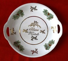 PIATTO AUGURI DI BUON NATALE  VINTAGE - WINTERLING -  EPOCA 900   - 279-