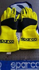 GAUNTI SPARCO OMOLOGATI FIA TIDE MG-9 RACING GLOVES YELLOW 