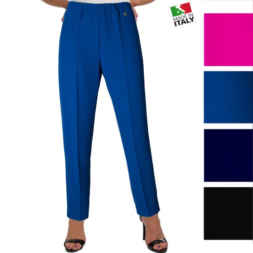Pantalone donna vita alta - pantalone,