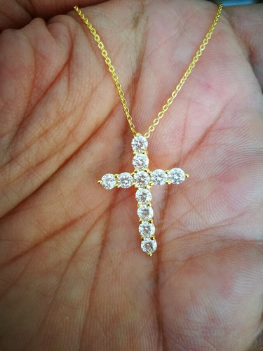 Collana con ciondolo - , croce
