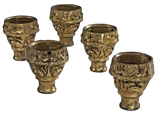 Tazze candela ottone vintage - 5,