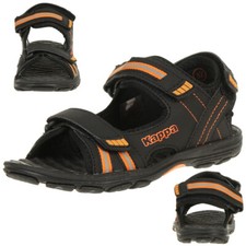 Kappa Sandali Riemchen Unisex Per Bambini 260685K Nero/Arancione