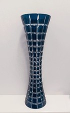 Vaso in cristallo Blù molato