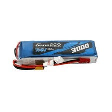 Gensace 3000 mAh 7,4 V 2 S trasmettitore batteria lipo JST spina per Fr Sky Taranis X9D