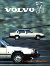 Brochure depliant volvo - volvo, 740
