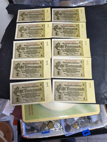 Banconote rentenmark 1937 - 10,