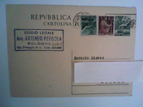 Cartolina postale lire - cartolina,