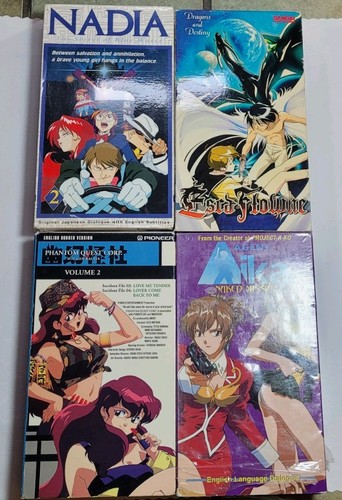 Rare vintage anime vhs lot - vintage,