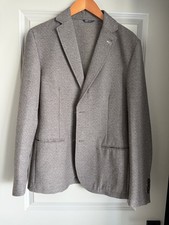 Giacca blazer cappotto sportivo uomo lana marrone DANIELE ALESSANDRINI US42 EU52