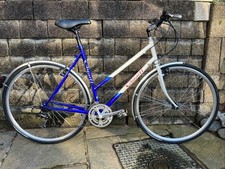 Bicicletta unisex vintage anni 90 Arthur Caygill H-built CrMo acciaio 22” step-through