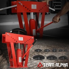 Curvatubi idraulico manuale in acciaio 16 tonnellate curvatubi scarico con 8 matrici