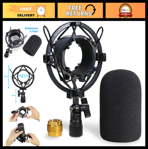 Shock mount filtro pop per - shock,