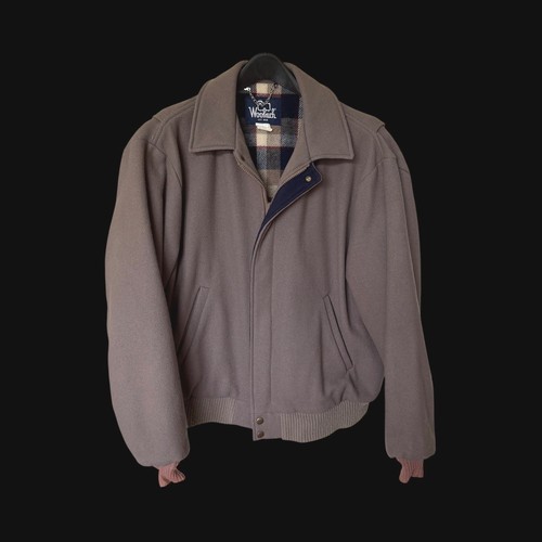 Giacca bomber lana marrone