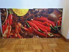 pannello decorativi da parete fotografia spezie e peperoncino 