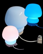 Lampada Tunsgram Design Rara Anni 60 Dimmerabile Opalina Vintage Modernariato 