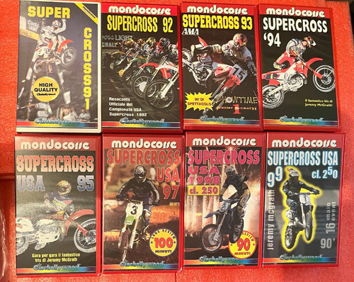 Lotto vhs originali mondocorse - lotto,