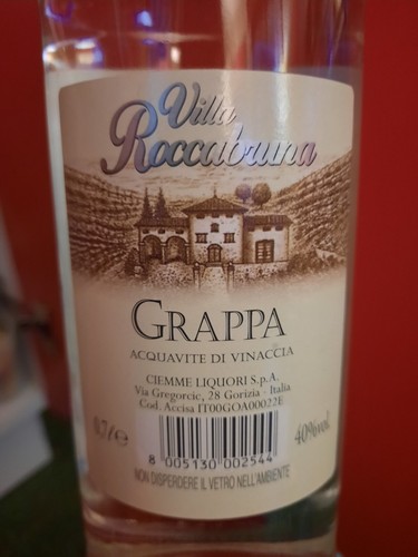 Grappa bianca villa roccabruna - bianca,