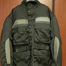 GIACCA MOTO LUNGA GIUDICI TG.L CORDURA IMPERMEABILE WATERPROOF