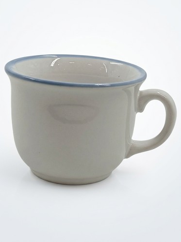 Tazza ceramica bianca bordo - ceramica,