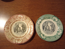 lotto 2 piatti ceramica Laveno