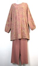 Donna Etnico Look Ricamato Top