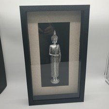 Framed and Matted Silver Toned
