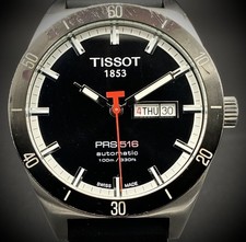 🇨🇭 OROLOGIO TISSOT PR 516 AUTOMATICO giorno/data acciaio inox svizzero ETA DA UOMO