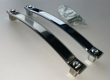 Manico arco in cristallo parte Swarovski in acciaio inox 142 mm