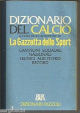 DIZIONARIO DEL CALCIO RIZZOLI