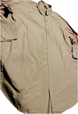 Tan Zara Oversized shirt Dress