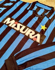 Rara Maglia Calcio Vintage Inter anni '80  in lanetta, n. 7 Oriali, Tg. XL
