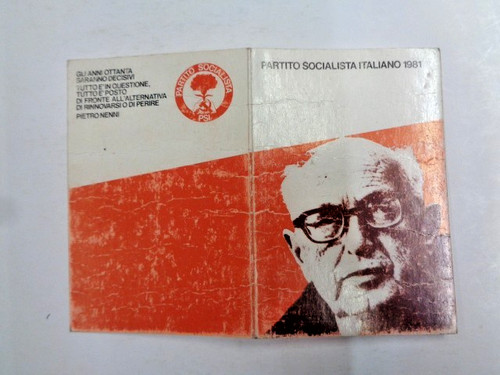 Tessera partito socialista - tessera,