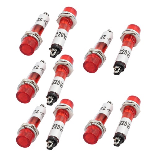 10pcs ac220v plastica 7mm - 10pcs,
