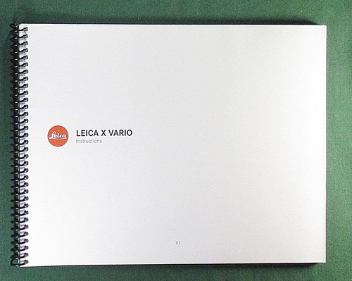 Leica vario instruction - x,