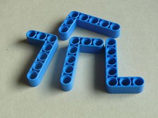 Lego 1 x 4 blue Liftarm 3 x 5