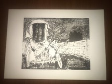 Periferia, Armando Buratti, Roma. Accrocca, Riproduzione Litografia Arte