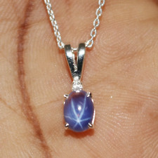 10 TWS Ciondolo Stella Blu