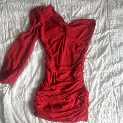 Mini abito formale - donna, rosso