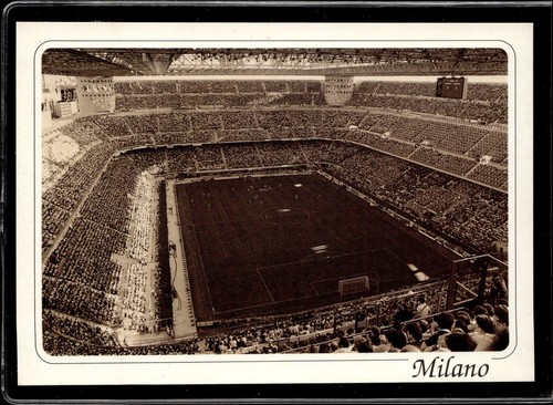 Cartolina milano stadio - cartolina,