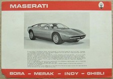 MASERATI MERAK & 250F FORMULA