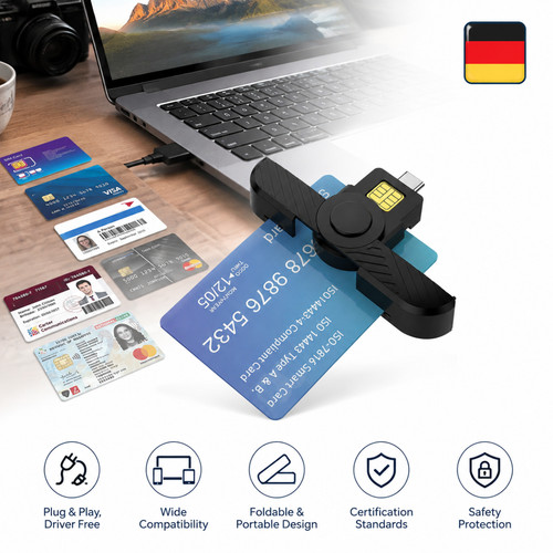 Lettore schede chip usb - di,