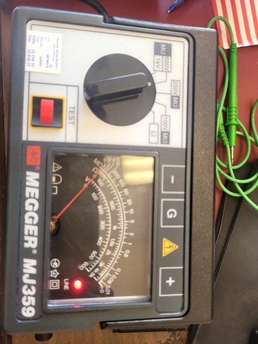 Avo megger mj359 tester - avo,