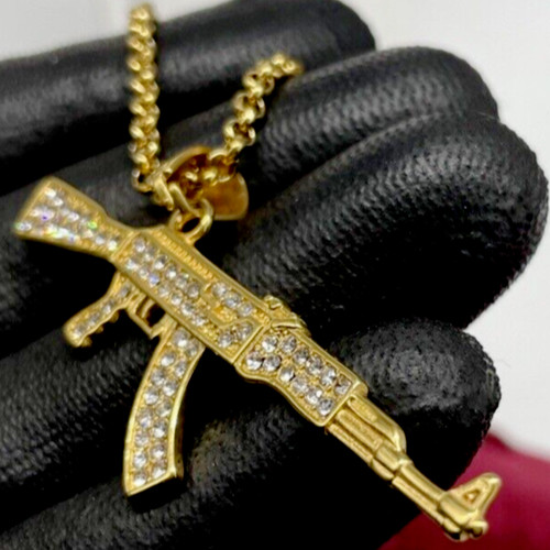Collana fucile ak47 uomo donna - collana,