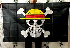 Bandiera Pirata 90x150cm One Piece Jolly Roger Monkey D. Luffy ★ Pirate Flag