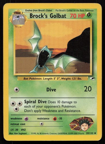 Pokemon brock golbat - pokemon,