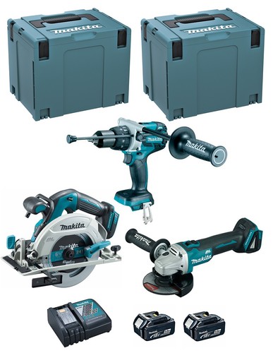 Makita kit dlx3095ptj dhp481 - makita,