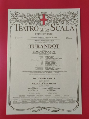 Turandot locandina da - locandina,