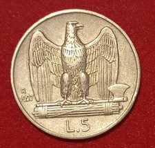 5 LIRE 1927**-REGNO